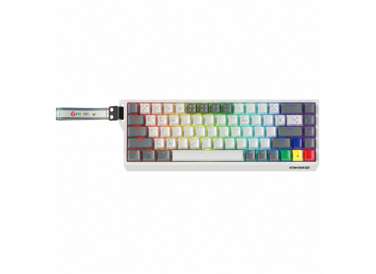 Fantech ATOM HE68 PRO MK922 SUPER MAXFIT THEME Magnetic Wireless Keyboard Grey – Emerald Switch